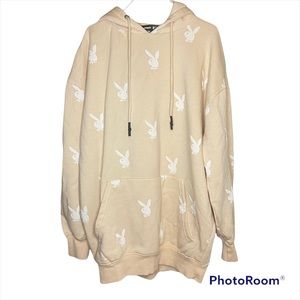 Playboy x Missguided oversized hoodie